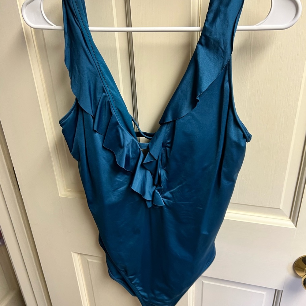 Blue one piece